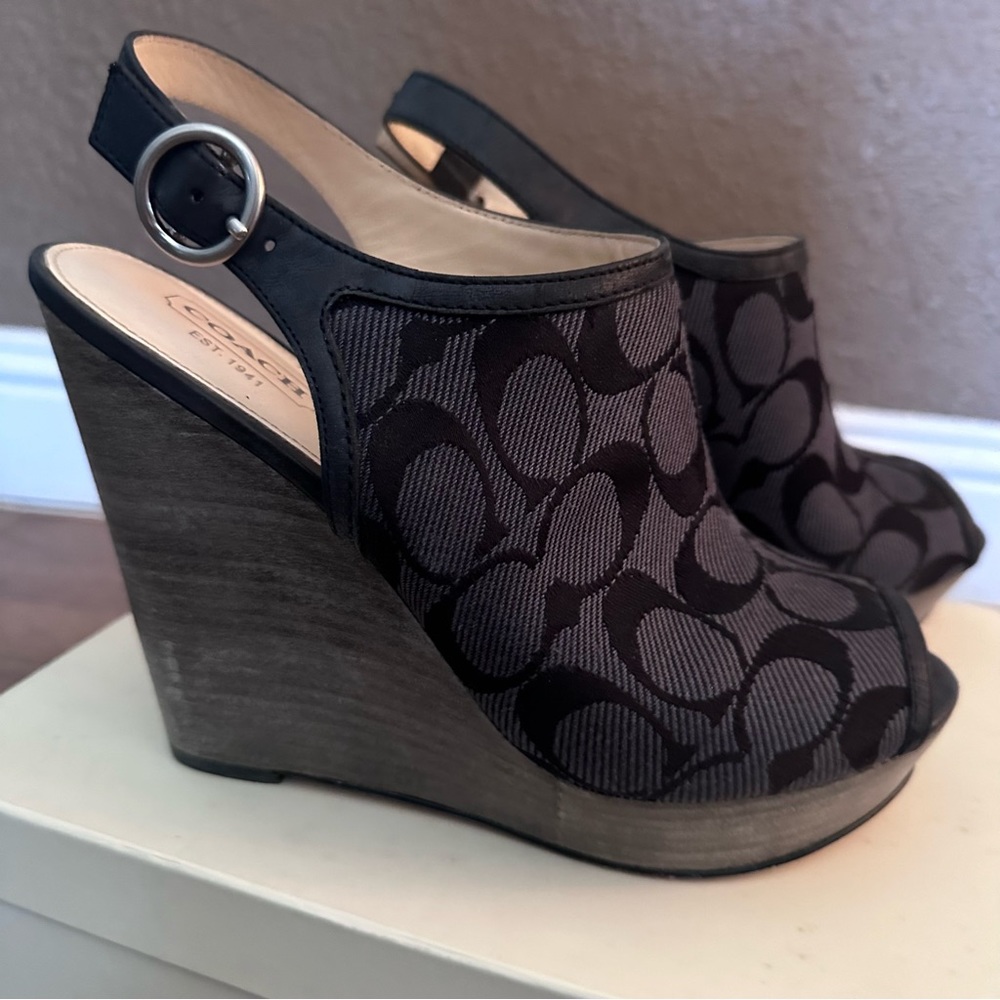 Coach wedges